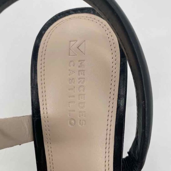 MERCEDES CASTILLO Aline Mid Leather Snakeskin Heels Shoes Multi 9 39 HOST PICK - Picture 4 of 7